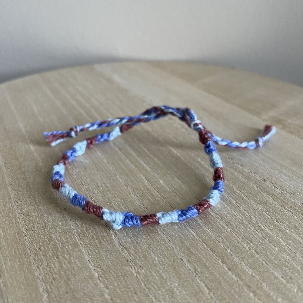 Aleia Bracelet, anklet, trendy, comfortable, tie, embroidery thread, woven, gift